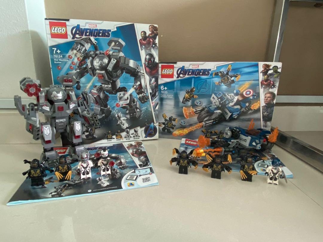 Lego marvel captain hotsell america outriders attack