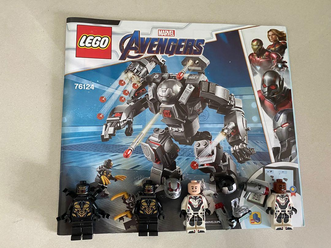 Lego marvel avengers 2025 war machine buster 76124