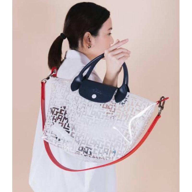 Longchamp le pliage transparent sales