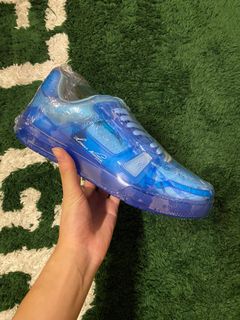 Louis Vuitton Men's Transparent Clear Blue Trainer sneakers Size 7.5 US