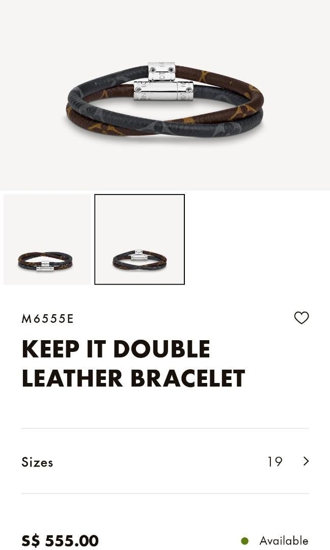 louis vuitton keep it double bracelet