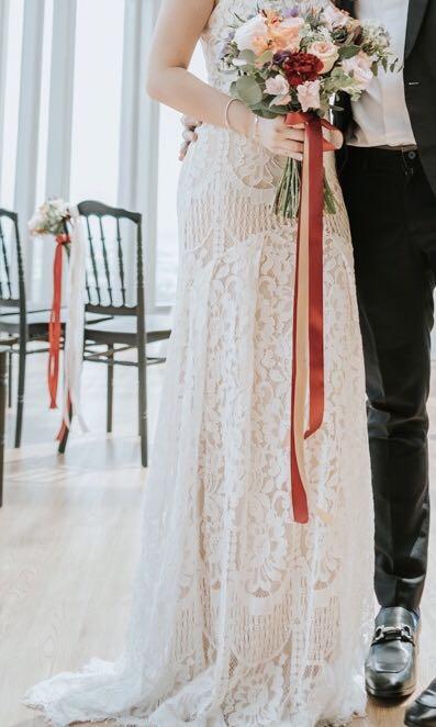 Lulus flynn white lace maxi dress shop
