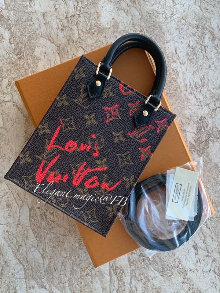 Louis Vuitton Fall In Love Monogram Canvas Petit Sac Plat Bag