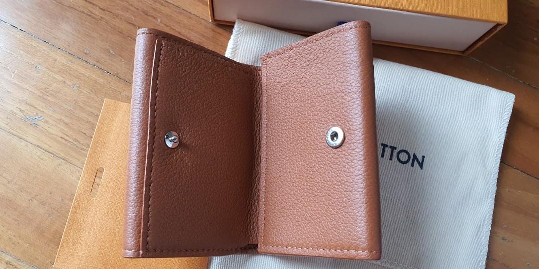 Louis Vuitton Trifold Wallet Portefeuille Lock Mini M69340 Greige