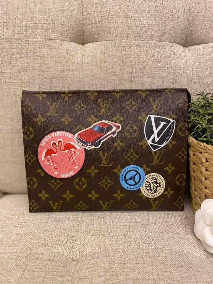 LV Toiletry Pouch 26 Limited Patch (Category: Luxury Bags & Wallets) located in Manila. Submitted by bagislifeshop (Listing ID 1099956598, Image 2). Description: With the recent announcement of LV to discontinue their toiletry pouch, this is a must grab!!! On Hand in PH🇵🇭 100% Authentic LV Toiletry Pouch 26 Limited Patch Condition: 9/10 Comes with Standard Dustbag.