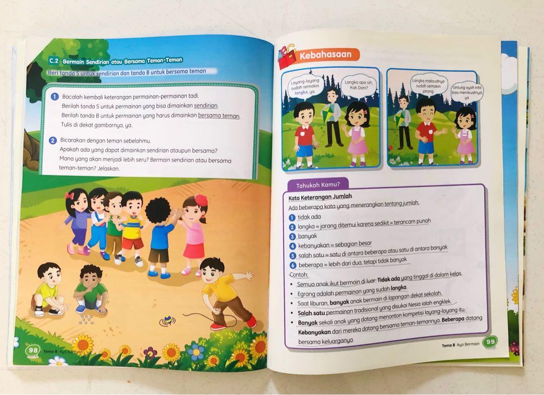 Menjadi Indonesia Textbook Bahasa Kelas 3 SD, Buku & Alat Tulis, Buku