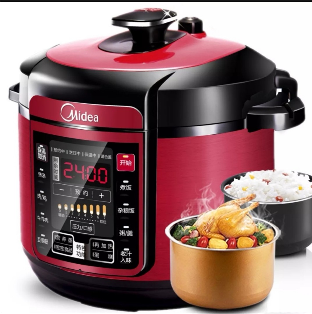 Midea pressure cooker 5L, TV & Home Appliances, Kitchen Appliances