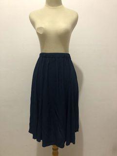 Midi Skirt / Rok Navy Blue by Tom Tailor