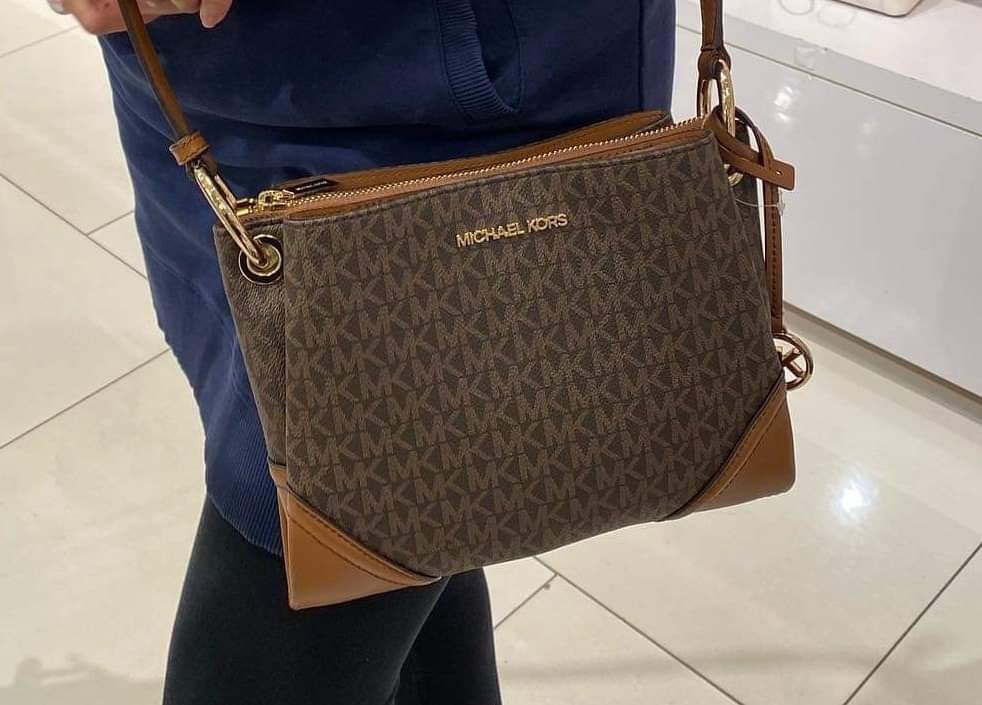 Nicole large new arrivals logo crossbody bag