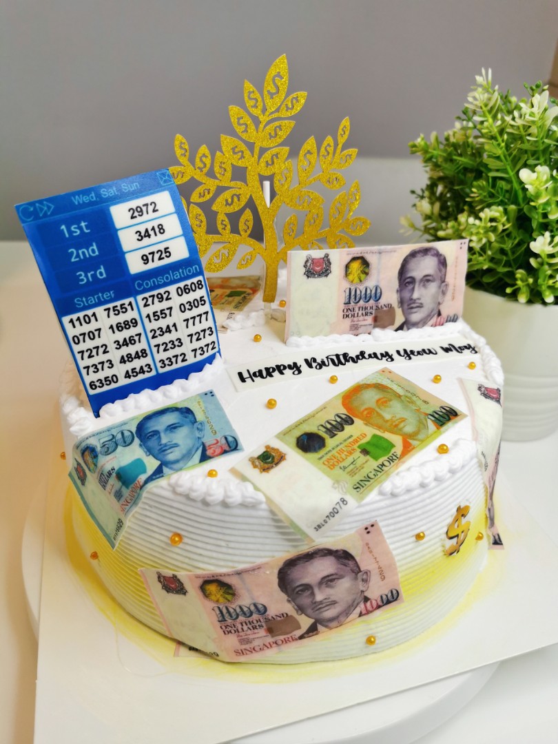 A $1000 Money Birthday Cake! | Money birthday cake, Money cake, Homemade  birthday gifts