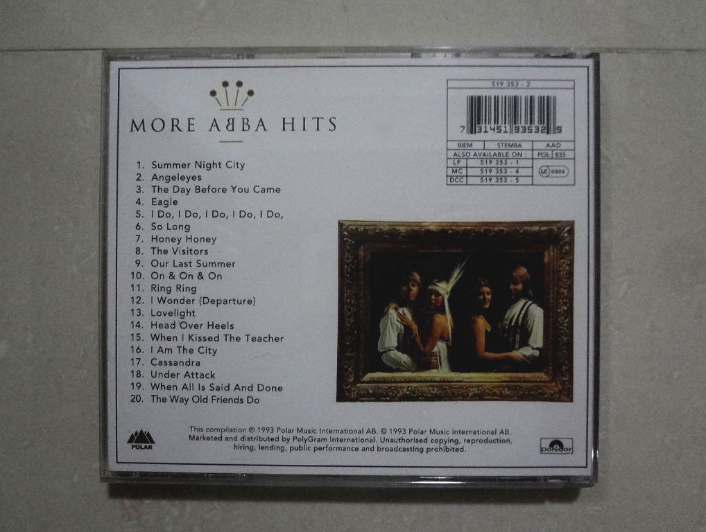 More ABBA Gold CD More Abba Hits, Hobbies & Toys, Music & Media, CDs ...