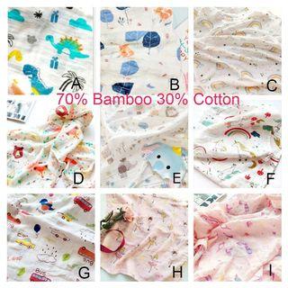 Muslin Bamboo Cotton Baby Swaddle / Blanket