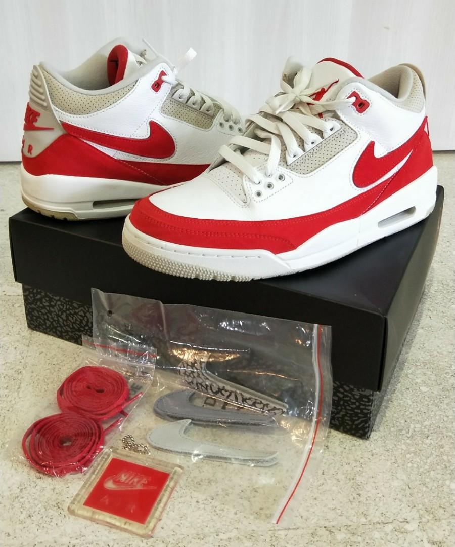 Nike Air Jordan 3 Retro Tinker University Red US10 Men s Fashion