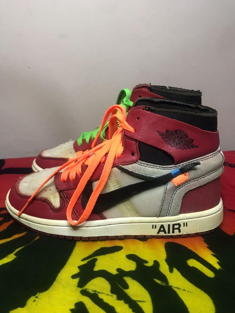nike air jordan chicago x off white