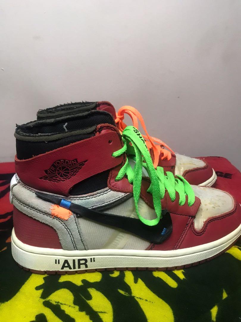 nike air jordan chicago x off white