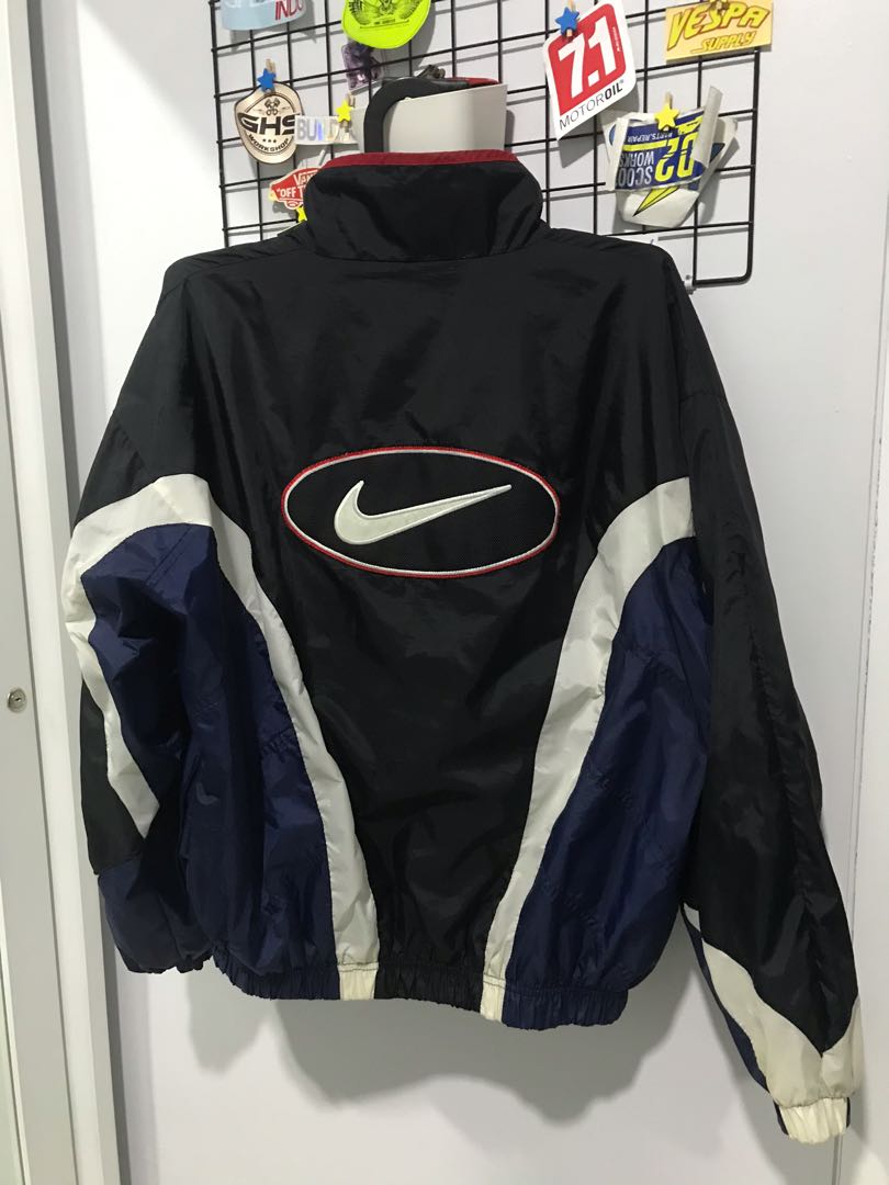 Vintage nike clearance big swoosh jacket