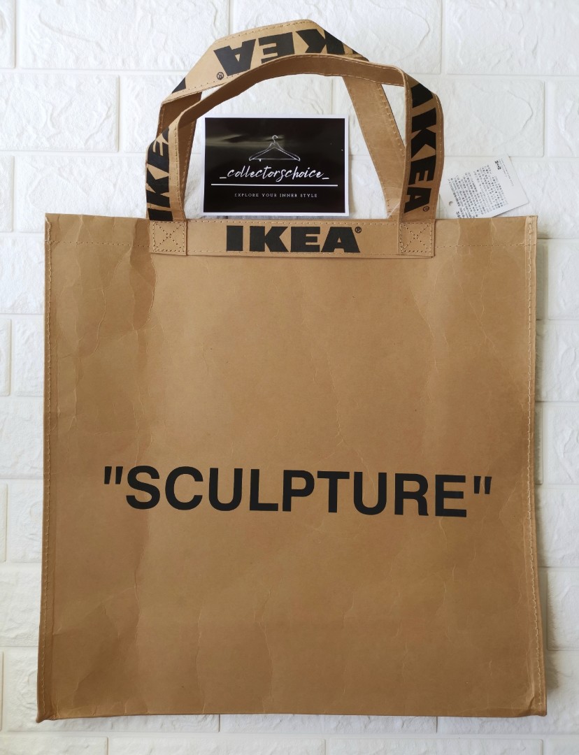 Virgil Abloh × Ikea MARKERAD tote bag, Luxury, Bags & Wallets on Carousell