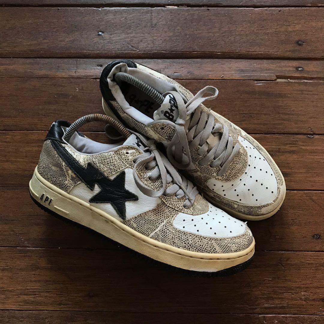 bapesta snake brown