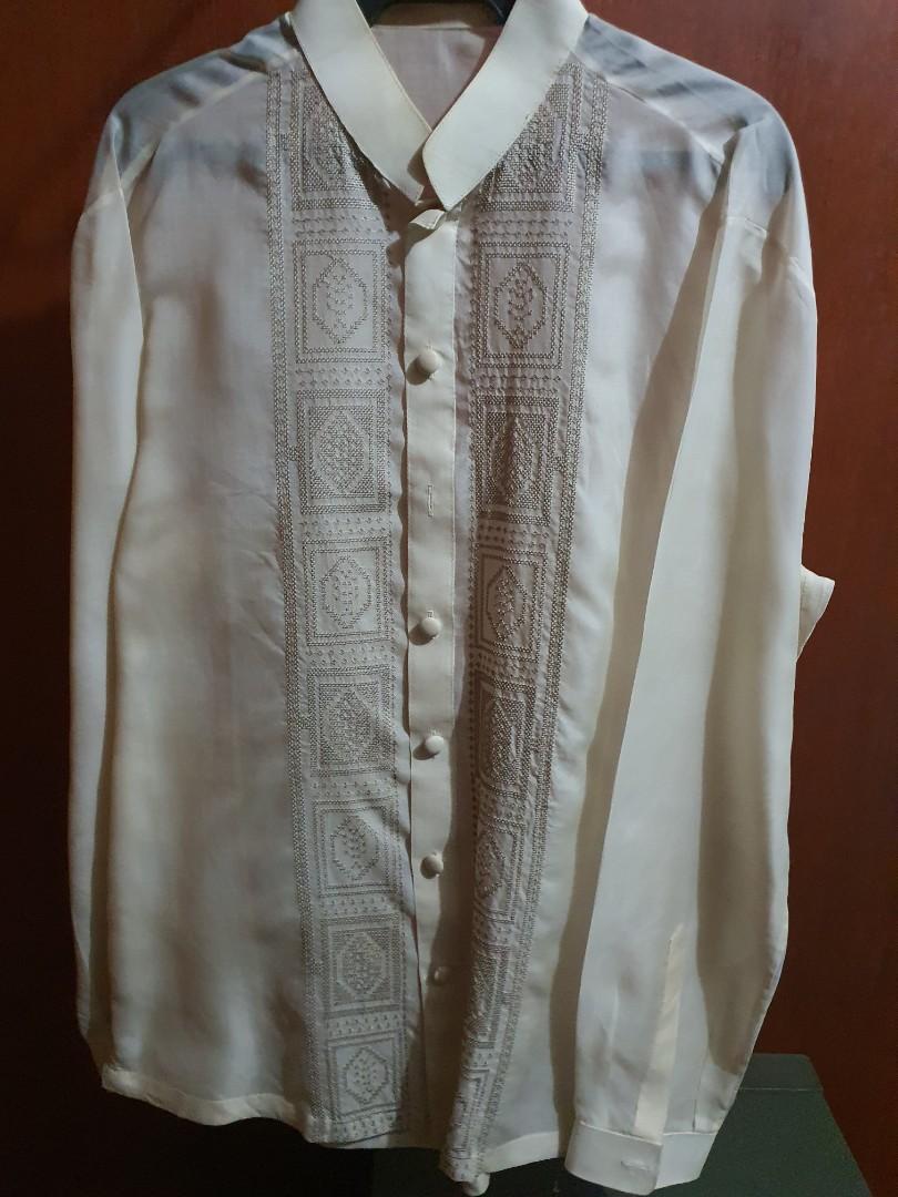 Slim fit barong tagalog clearance