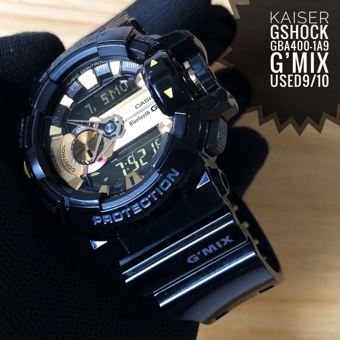 Original Casio G Shock GBA 400 1A9 G Mix Bluetooth Music Control Men s Fashion Watches Accessories Watches on Carousell