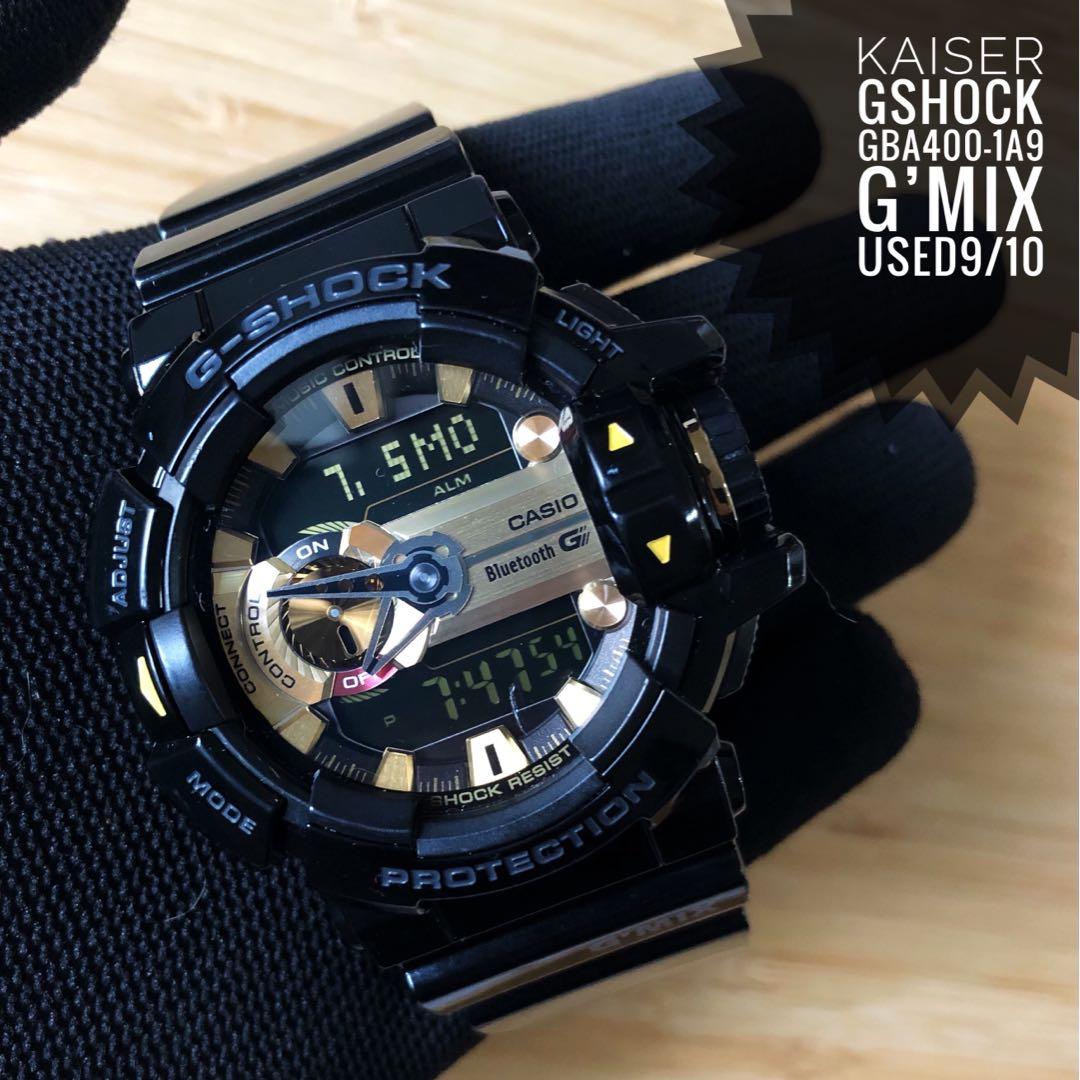 Original Casio G Shock GBA 400 1A9 G Mix Bluetooth Music Control
