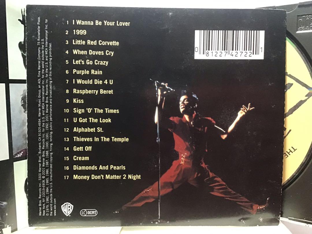 ORIGINAL US PRESS The Very Best of Prince OOP 2001 USA CD ...