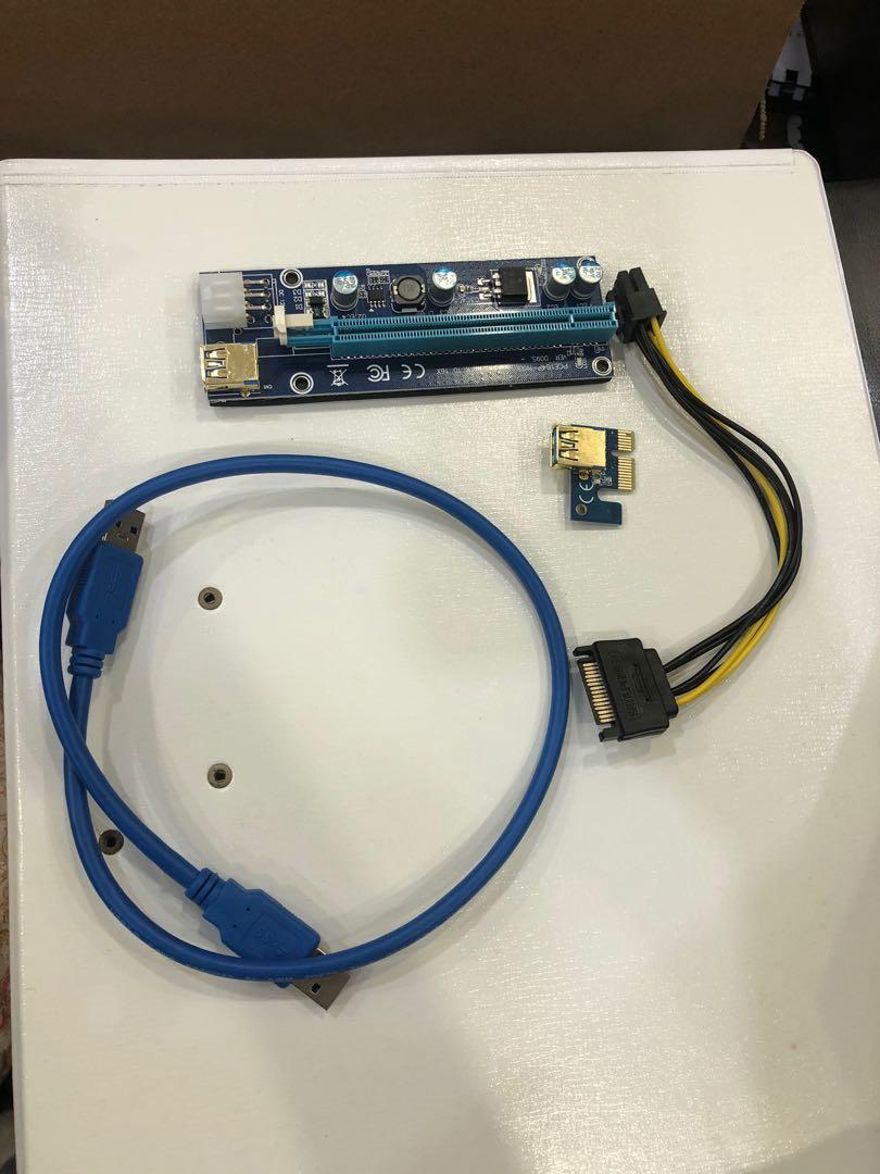 PC riser cable (Category: Cables & Adaptors) located in Singapore. Submitted by 0wy (Listing ID 1099967203, Image 1). Description: Self collection at serangoon .