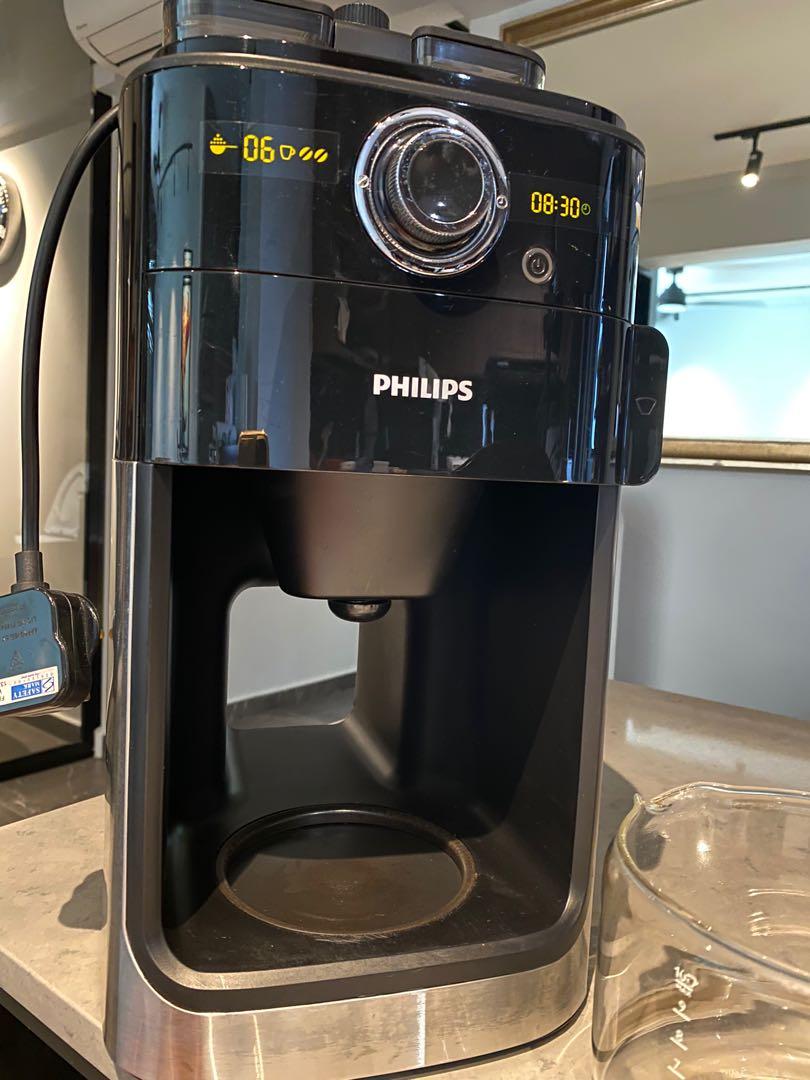 Philips grind and brew coffee machine, TV & Home Appliances, Kitchen Appliances, Coffee Machines
