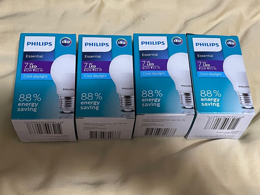 Philips Led 7w Cool Daylight Bulb Furniture Home Living Lighting Fans Lighting On Carousell