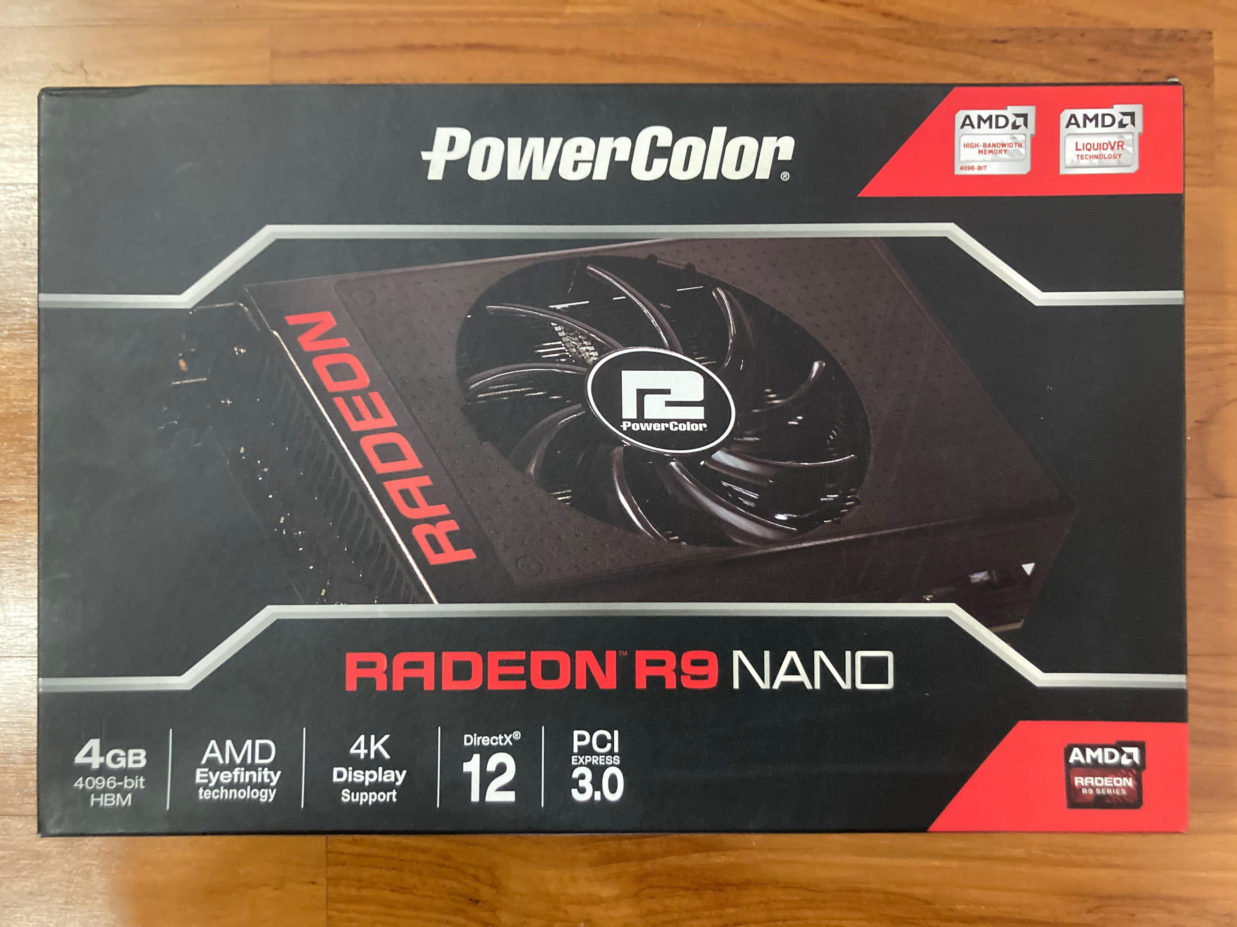 PowerColor Radeon R9 Nano Graphics Card, Computers Tech, Parts