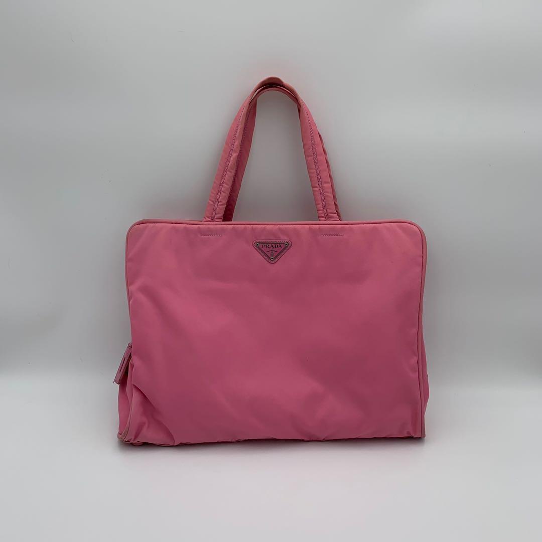 Prada Fuchsia bow tessuto bag, Luxury, Bags & Wallets on Carousell