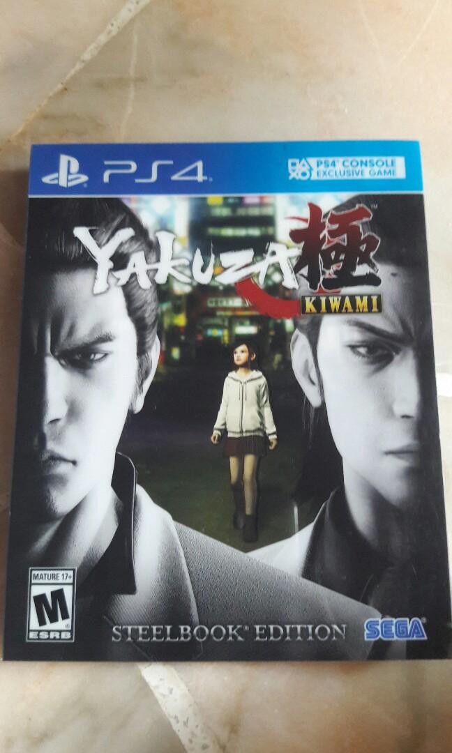 Yakuza kiwami steelbook edition playstation 4 2025