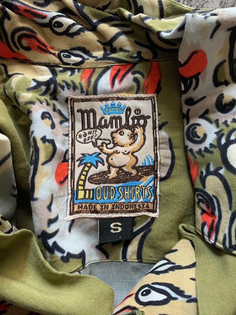 T-shirt Vintage Mambo Homme Taille L - Noir, Motif Graphique 
