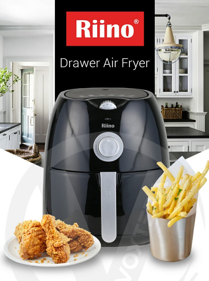 Riino Rapid Air Fryer TV Home Appliances Kitchen Appliances Fryers on Carousell
