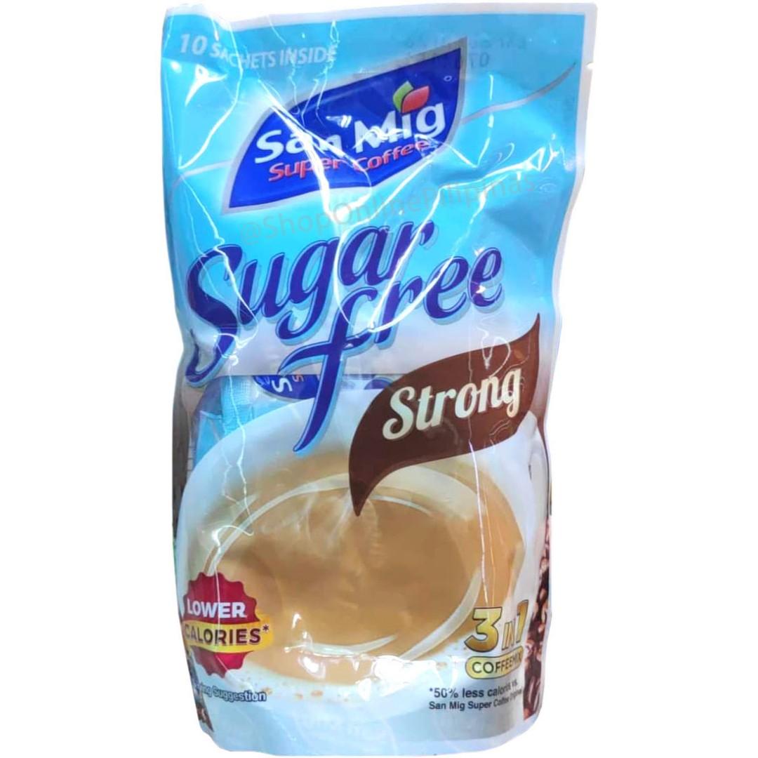San Mig Super Coffee Sugar Free Strong (10's per pack), Food & Drinks