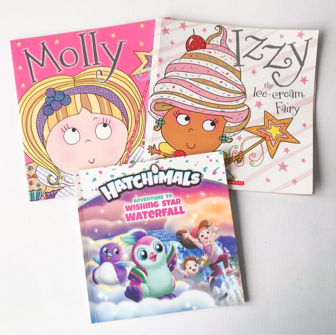 Scholastic books (Izzy the Ice Cream Fairy, Molly the Muffin Fairy ...