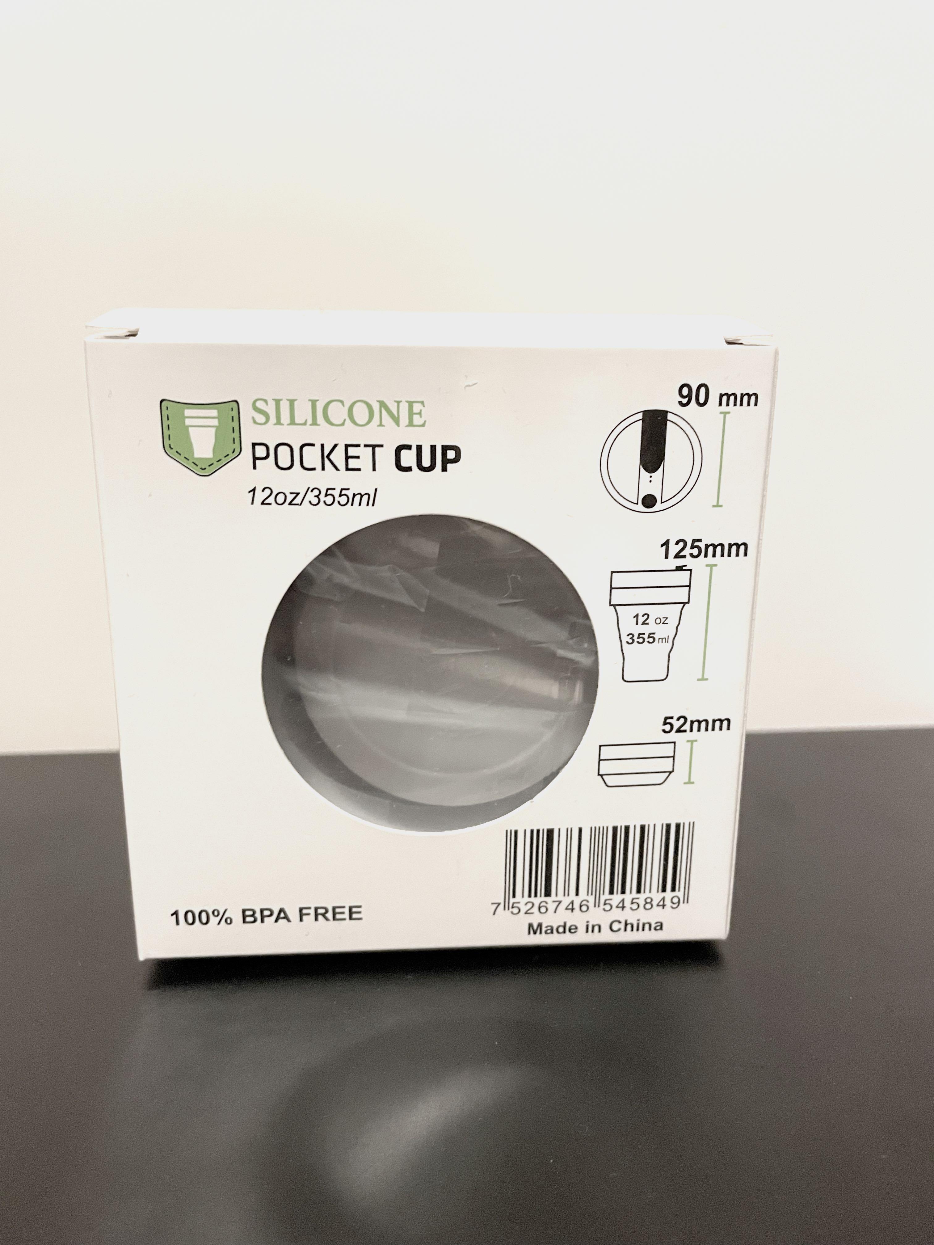 Silicone pocket cup （分類：茶具配件）位於 Hong Kong。 由 lky0315 提交（商品編號 1100121908，圖片 2）。簡介： Silicone pocket cup 可壓縮口袋杯 {全新無用過} 🔸120oz / 355ml 🔹BPA free 🔸輕巧 便攜 簡單易用。