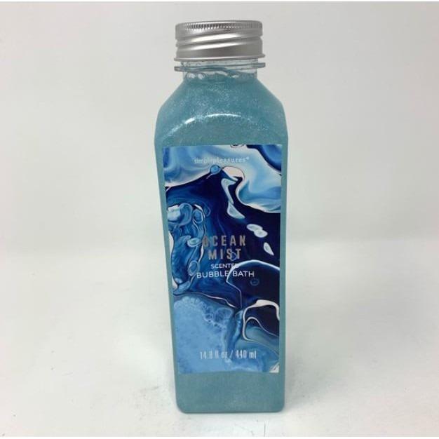 Simple Pleasures Ocean Mist Scented Bubble Bath 440 ml (Category: Bath) located in Quezon City. Submitted by bluebellaonlineshop (Listing ID 1100040929, Image 1). Description: Pour some into bath while water is running. Lay back in a wonderful tub full of bubbles and soak your cares away! 100% AUTHENTIC #SimplePleasures #BubbleBath #BodyCare #oceanmist #beach .