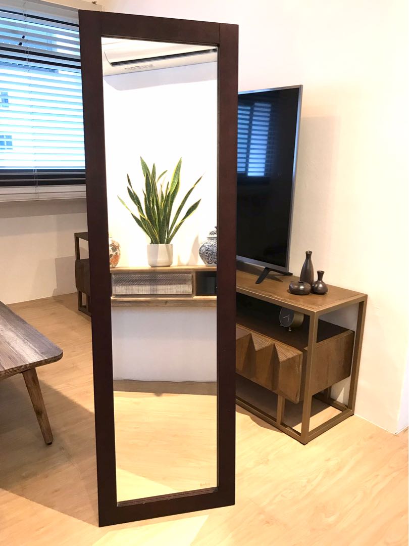 Picket & Rail full length mirror (wooden frame), Furniture & Home