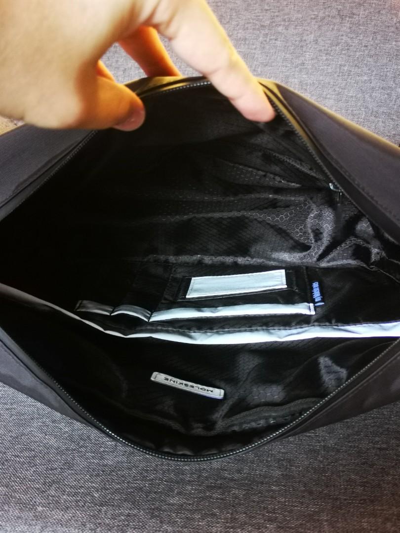 Stylish Sleek Moleskine Metro Slim Messenger Sling Bag, Men's Fashion