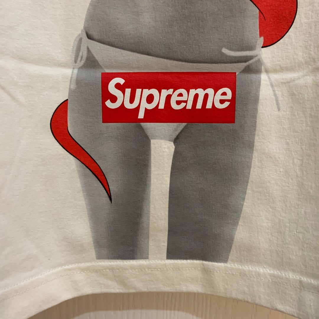 Supreme Kate Moss OriginalFake 2008 Tee, Men's Fashion, Tops