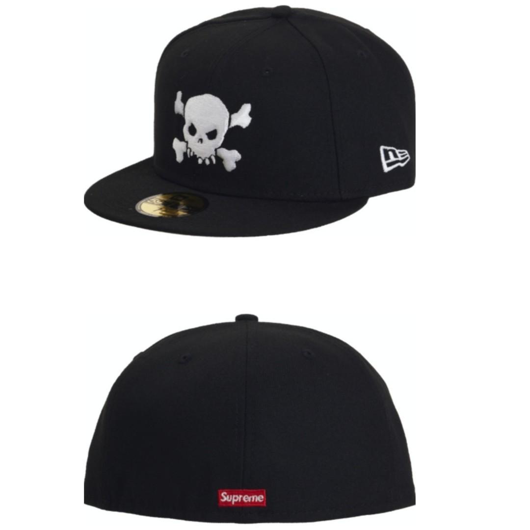 Supreme Skull New Era Black, Men's Fashion, Watches & Accessories ...