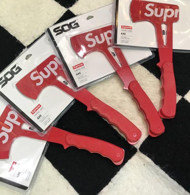 Supreme SOG Hand Axe 斧頭, 興趣及遊戲, 旅行, 旅遊- 旅行必需品及