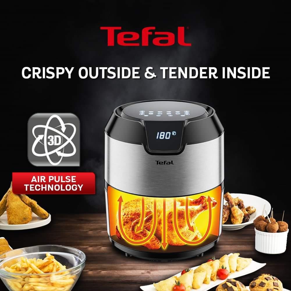 Tefal Easy Fry Deluxe Digital Touch Screen Air Fryer 4.2L XL EY401D27