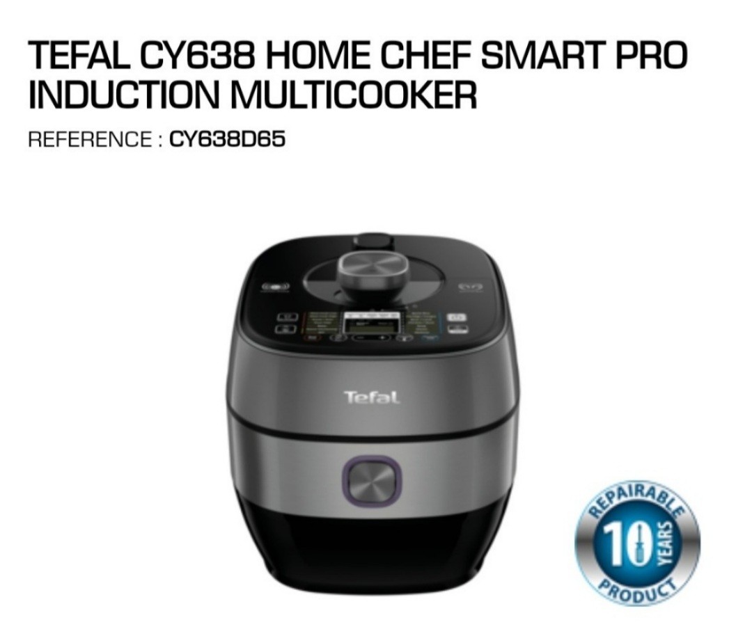 Tefal Induction Multi Cooker Pressure Cooker CY638 with warranty