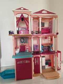 chelsea barbie doll with pool deck chair ring float and pet dog hobbies toys toys games on carousell