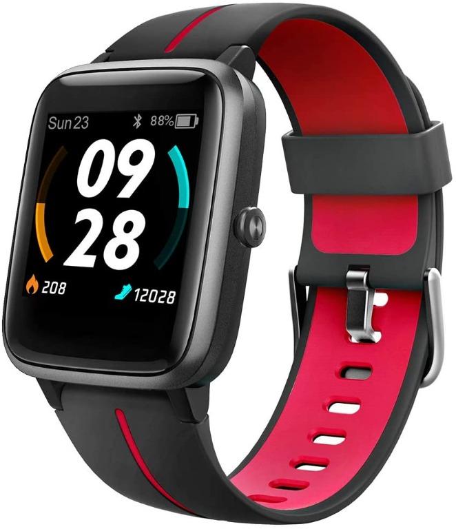 UMIDIGI GPS Smart Watch Activity Tracker with Heart Rate Monitor 1.3 Inch Touch Screen Pedometer for Men and Women 5 ATM Waterproof Step Counter Compatible with iPhone Samsung Android Everything Else ...