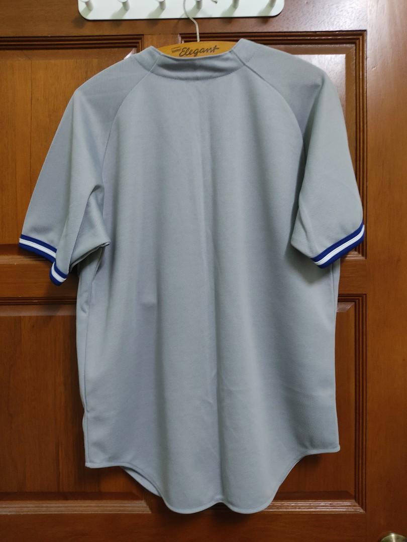 Vintage Toronto Blue Jays MLB Baseball Button up Grey CCM 