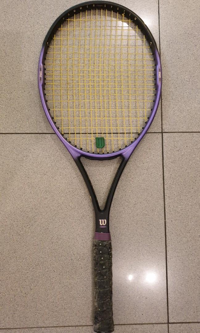 Wilson Hammer 5.2 Classic tennis racket., Sports Equipment, Sports & Games,  Racket & Ball Sports on Carousell