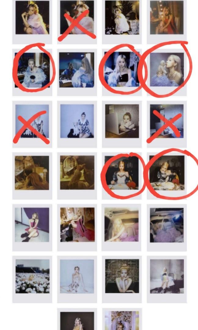 WTB) Blackpink Rosé Rose R Photobook Instax first preorder